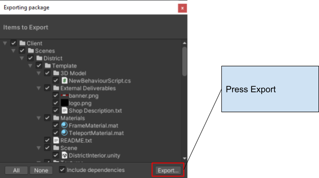 rfox-valt-unity-sdk-exporting-package-v1a.png